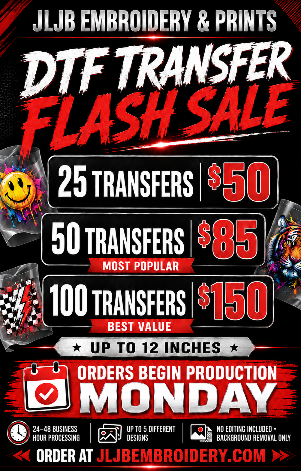 October DTF Transfer Stock-Up Bundles