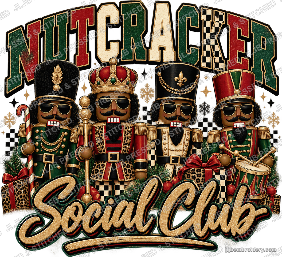 Nutcracker Social Club — Ready-to-Press DTF Transfer