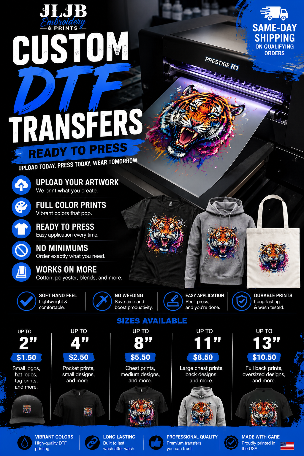 Custom DTF Transfer -  Ready to Press