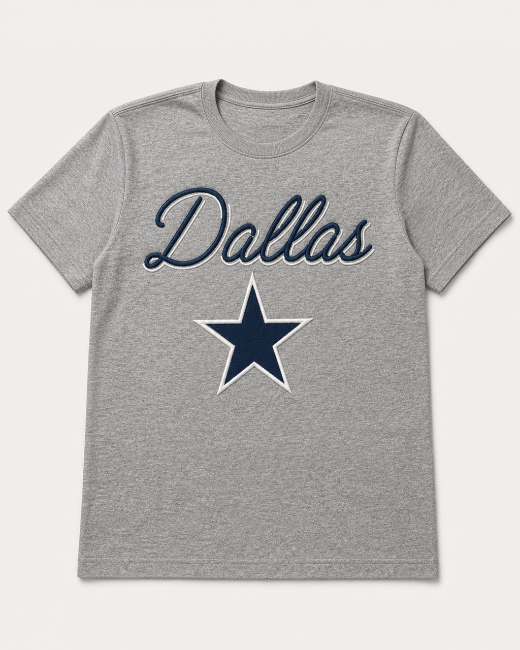 Dallas Puff Embroidery T-Shirt