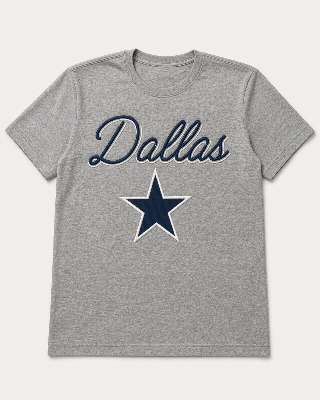 Dallas Puff Embroidery T-Shirt