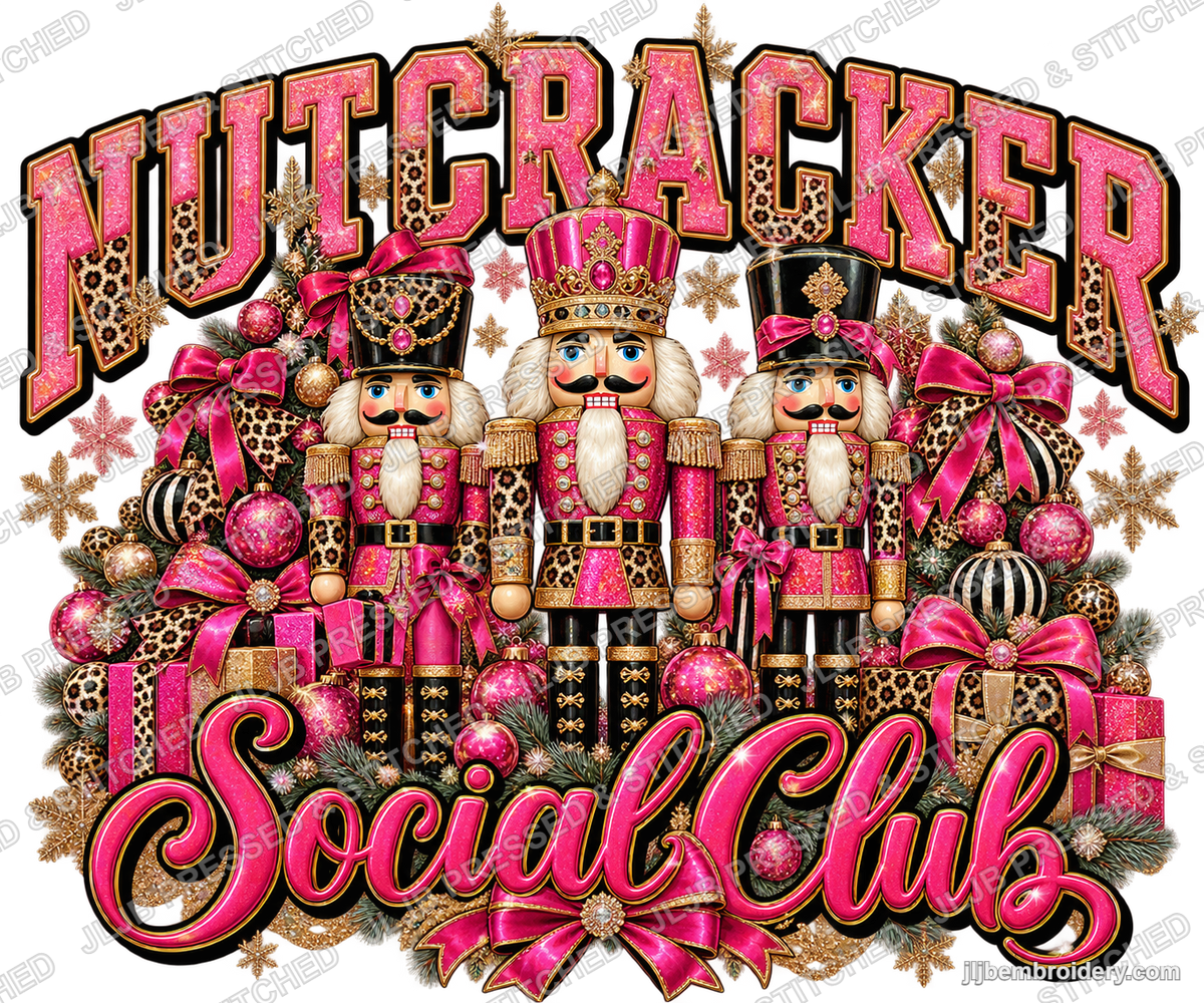 Nutcracker Social Club — Ready-to-Press DTF Transfer