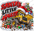 Santa's Little Hauler — Ready-to-Press DTF Transfer